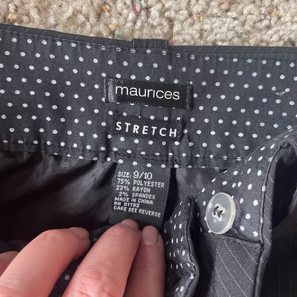 Black pinstripe skirt - Picture 3 of 6